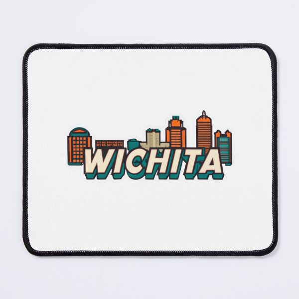 Item preview, Wichita, KS | City Drawing Style 7 designed and sold by CircinusStore.