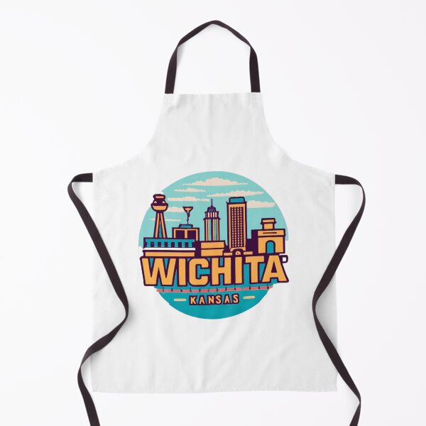 Item preview, Wichita, KS | City Drawing Style 8 designed and sold by CircinusStore.