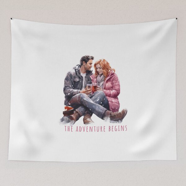 Item preview, Camping Life - All Adventures Start With You - Gift for Friends and Lovers designed and sold by WeekendSurprise.