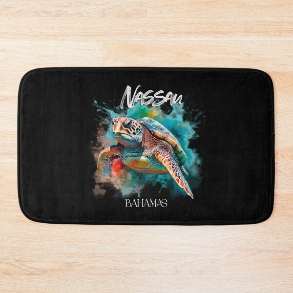Item preview, Bahamas Seat Turtle Bahamian Flag Beach Great Shark Creek designed and sold by smartrocket.