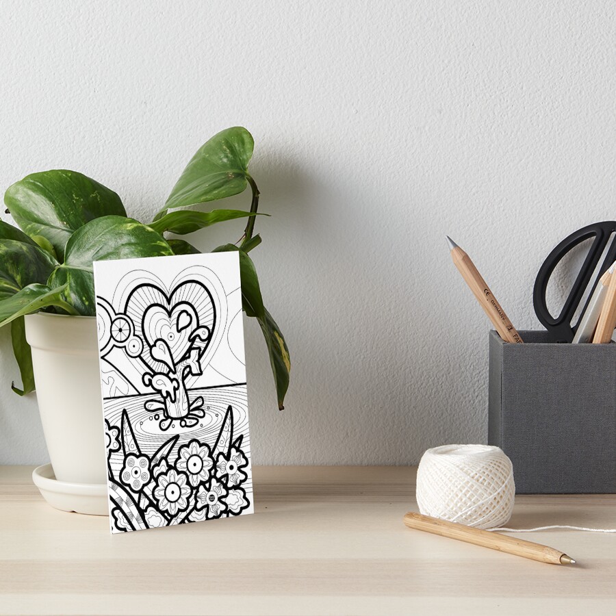 Item preview, Art Board Print designed and sold by PaolaOpal.