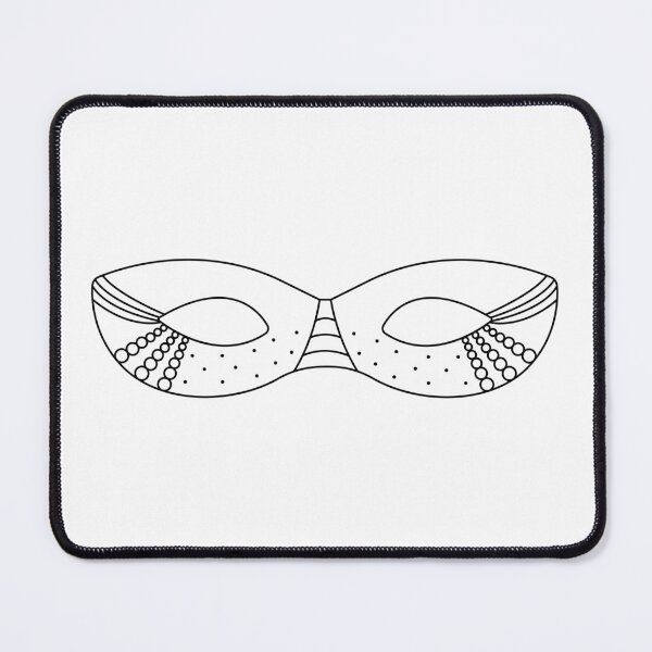 Item preview, Black line masquerade mask designed and sold by OM-lova.