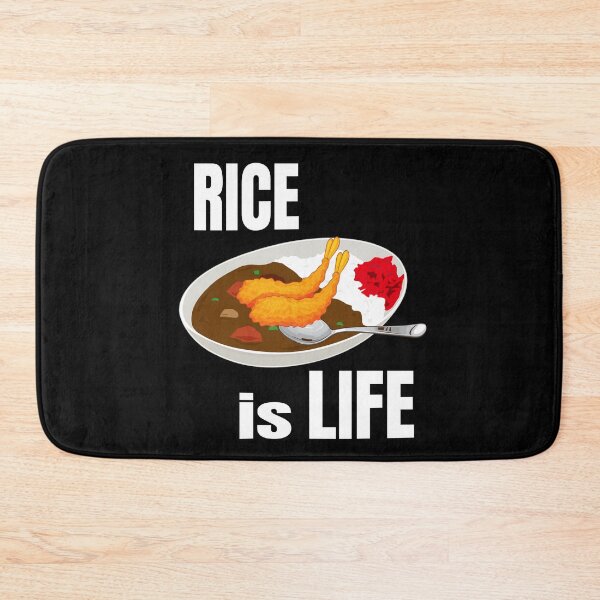 Item preview, rice is life, curry rice designed and sold by cocokara999.