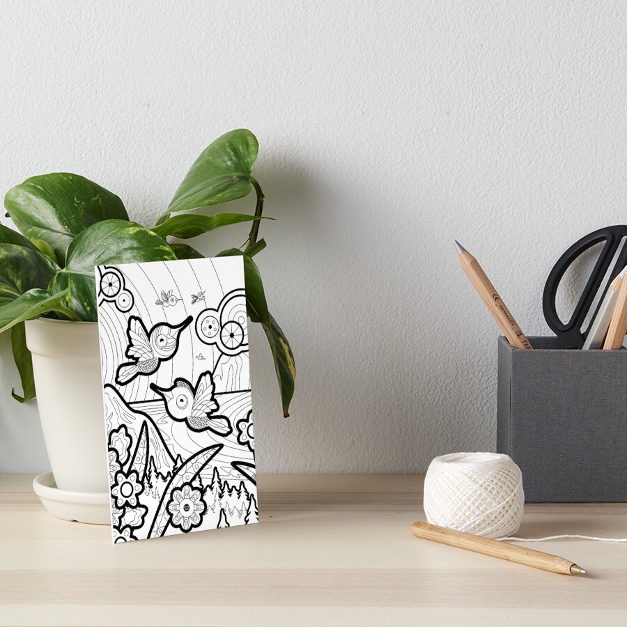 Item preview, Art Board Print designed and sold by PaolaOpal.