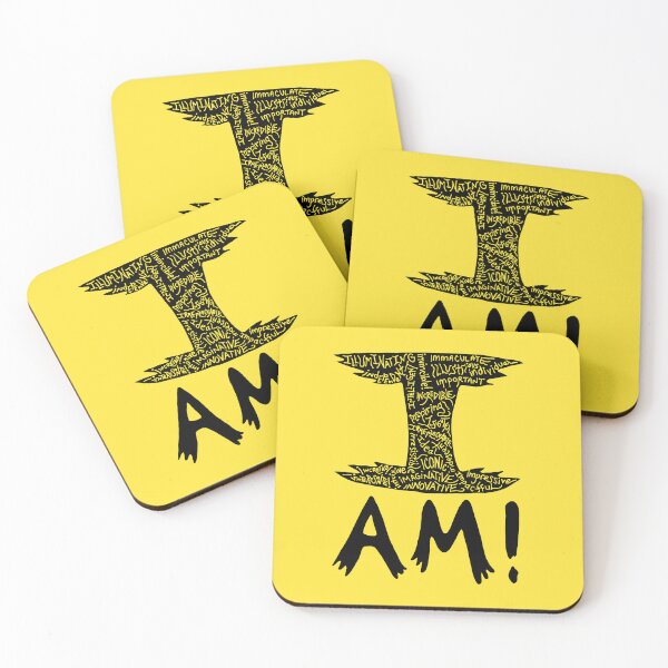Item preview, I AM! - Transparent Black Design designed and sold by Tim Veiga.
