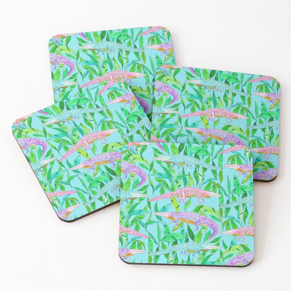 Item preview, Alligators - Aqua designed and sold by natalievmason.