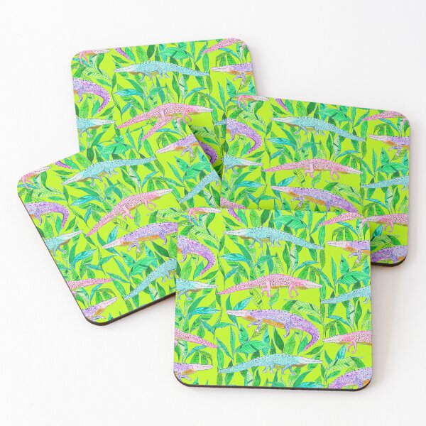 Item preview, Alligators - Lime Green designed and sold by natalievmason.