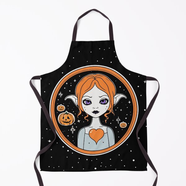Item preview, Alien girl Halloween space Funny Alien pumpkin for kids designed and sold by DrawHandArt.