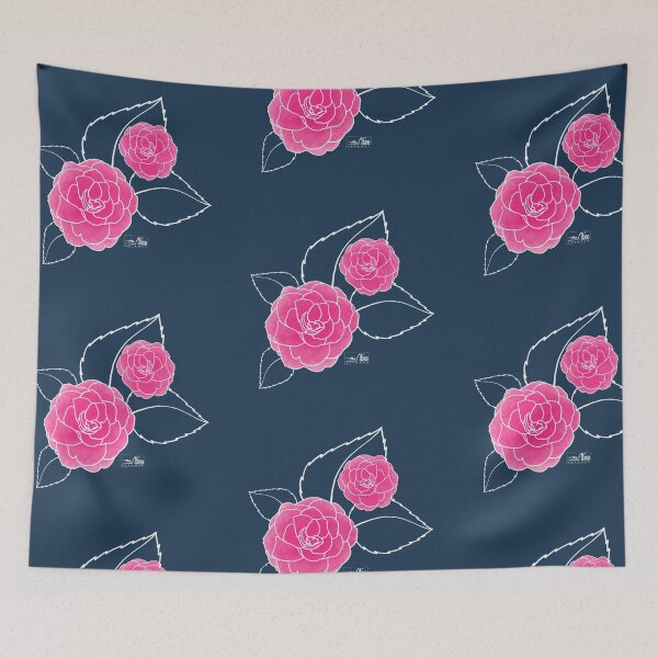 Item preview, Pink Camellia Blossoms designed and sold by AlbinoSnowman.