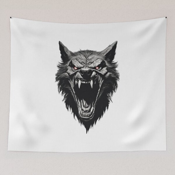 Item preview, Werewolf | werewolf | Halloween Sticker | horror | haunted dog designed and sold by zotilus.