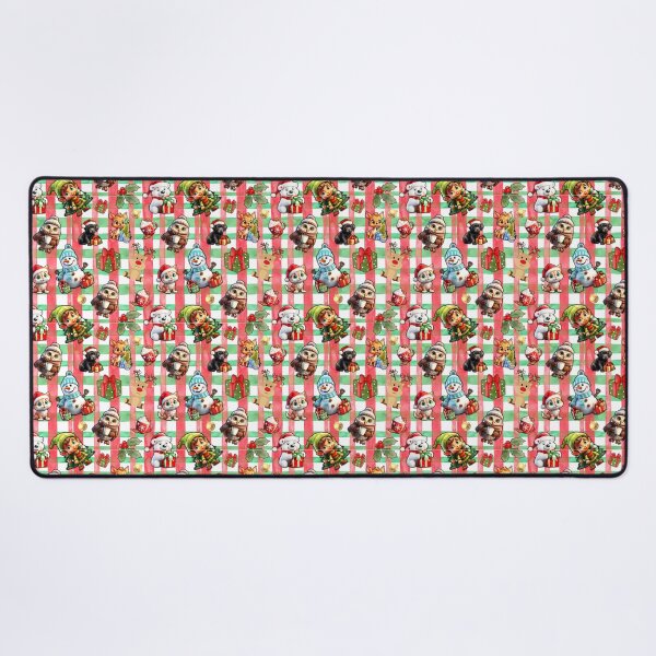 Item preview, Holiday Animals Seamless Pattern designed and sold by gleefulme.