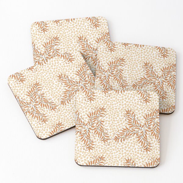 Item preview, Pretty light orange and brown flowers designed and sold by SerahO.