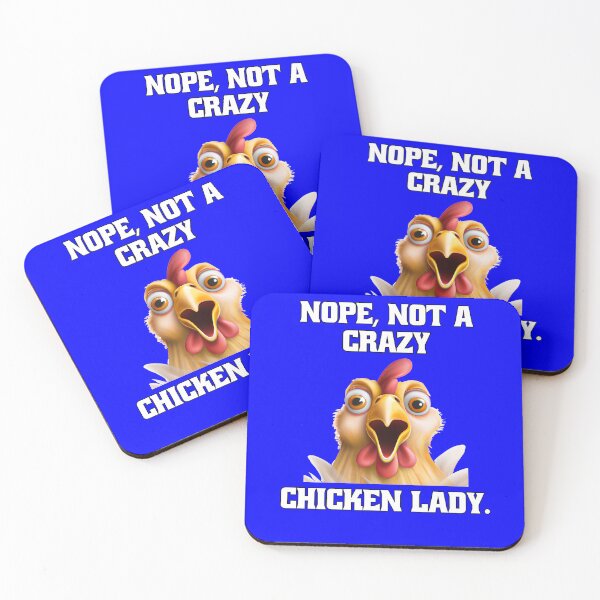 Item preview, Funny Chicken Farmer Humor Nope, Not A Crazy Chicken Lady designed and sold by fantasticdesign.