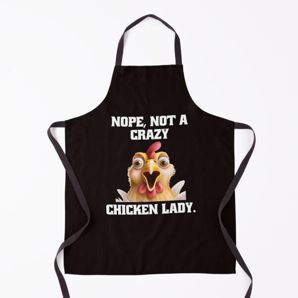 Item preview, Funny Chicken Farmer Humor Nope, Not A Crazy Chicken Lady designed and sold by fantasticdesign.