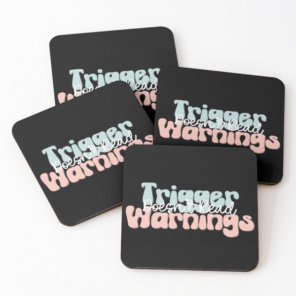 Item preview, Doesn't Read Trigger Warnings designed and sold by Seeding Serendipity.
