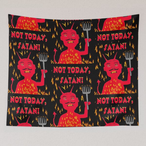 Item preview, Staying Positive (Not Today, Satan) designed and sold by kristalcurt.