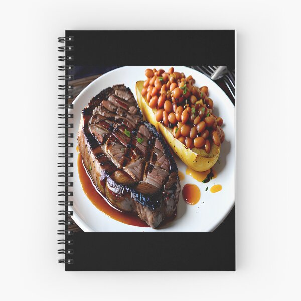 Item preview, Grilled Steak Baked Potato and Beans designed and sold by KoliBabb.