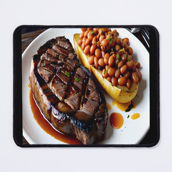 Item preview, Grilled Steak Baked Potato and Beans designed and sold by KoliBabb.