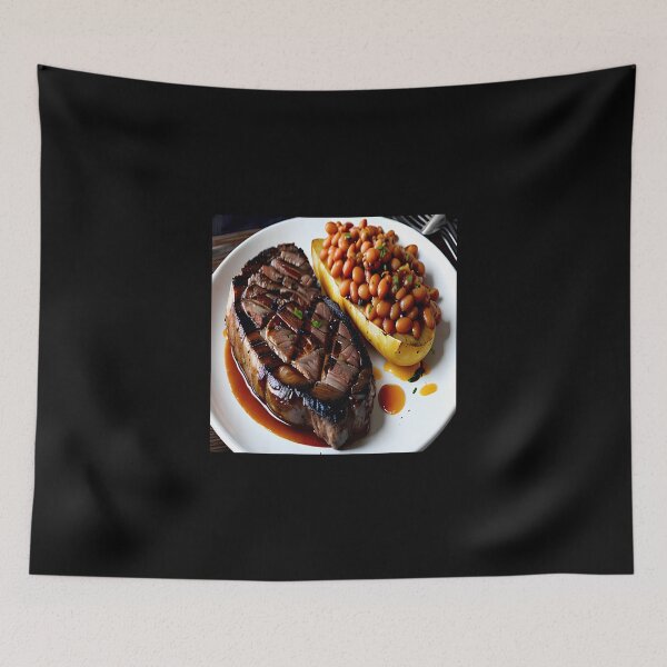 Item preview, Grilled Steak Baked Potato and Beans designed and sold by KoliBabb.