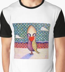 A Most Cerebral Bird (acrylic) Graphic T-Shirt