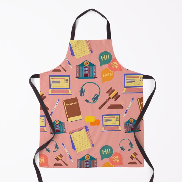Item preview, Court interpreter interpreting tools of the trade pattern designed and sold by Neeshki.