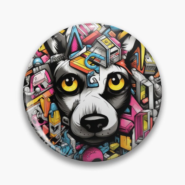 Item preview, Graffiti Style Dog designed and sold by LittleHappies.