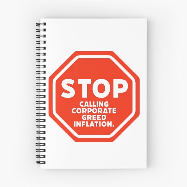 Item preview, Stop calling corporate greed inflation  designed and sold by Rachel the Artist .