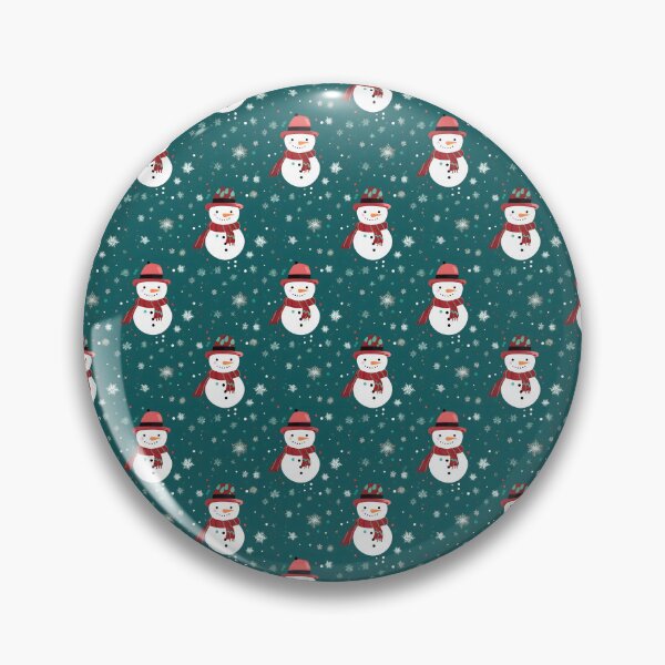 Item preview, Red and Green Cute Snowman, Composite Overlay Pattern #5 designed and sold by ARTficiallyAnon.