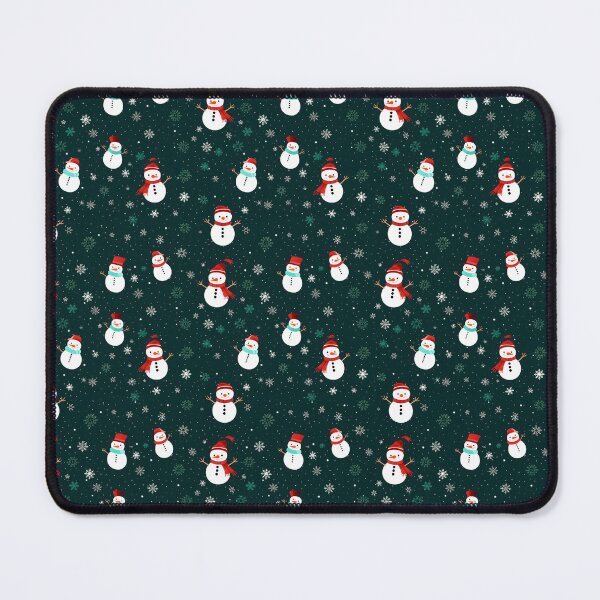 Item preview, Red and Green Cute Snowman, Composite Overlay Pattern #6 designed and sold by ARTficiallyAnon.