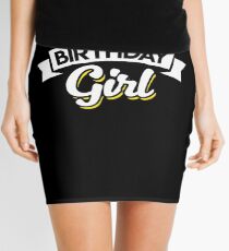 Lustiges Geburtstags-Mädchen-Party-Kleid Minirock