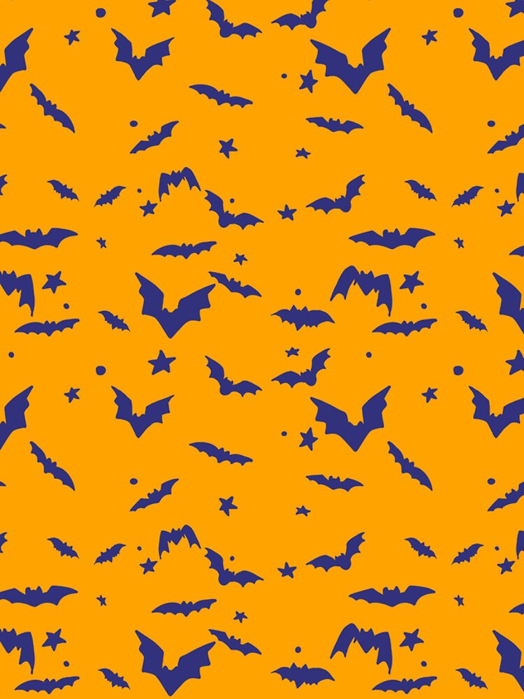 Thumbnail 4 of 4, iPhone Case, Halloween Bats Stars Pattern designed and sold by TurtleShellShop.