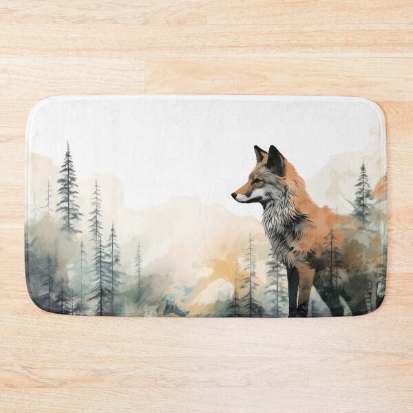 Item preview, Boreal watercolor fox designed and sold by etherElric.
