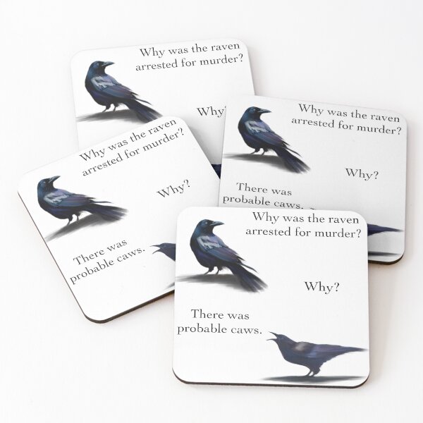 Item preview, Punny ravens designed and sold by CripRevolution.