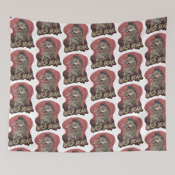 Item preview, Wild boar, wild boar in forest, strong wild boar designed and sold by GreyStanzione1.
