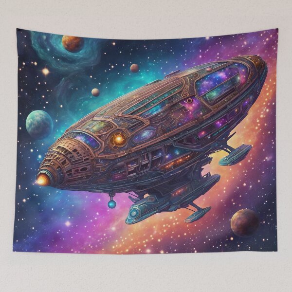 Item preview, Luxury Passenger Spaceship  designed and sold by Roanemermaid.