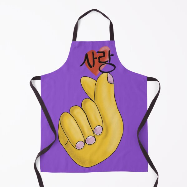 Item preview, Korean finger heart emoji designed and sold by Jsamdesigns.