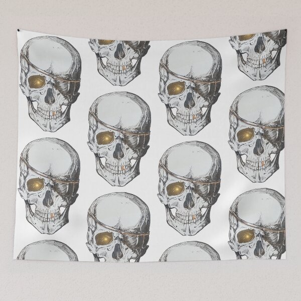 Item preview, Golden Age Skull designed and sold by Karen J Carlisle.