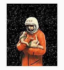 LAIKA / GAGARIN - SOWJETISCHE RAUMHELDEN Fotodruck