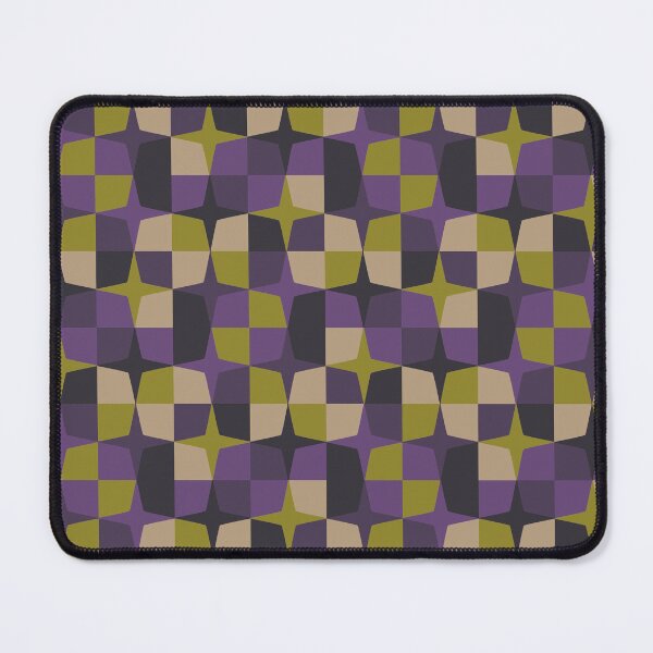 Item preview, Mid Century Stars Purple & Green designed and sold by Stephanie McRae.