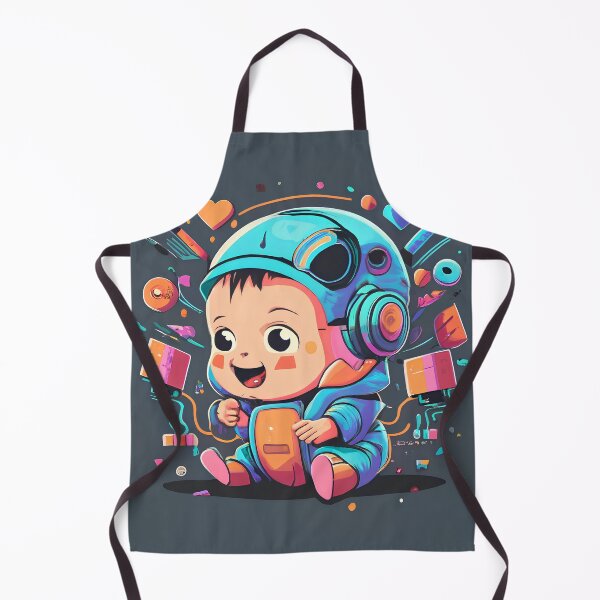 Item preview, baby in helmet designed and sold by SabyDigitalArt.