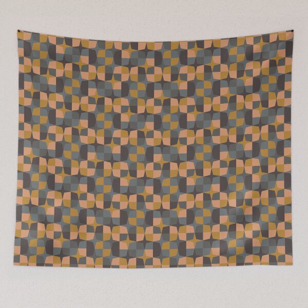 Item preview, Mid Century Stars Blue and Gold designed and sold by Stephanie McRae.