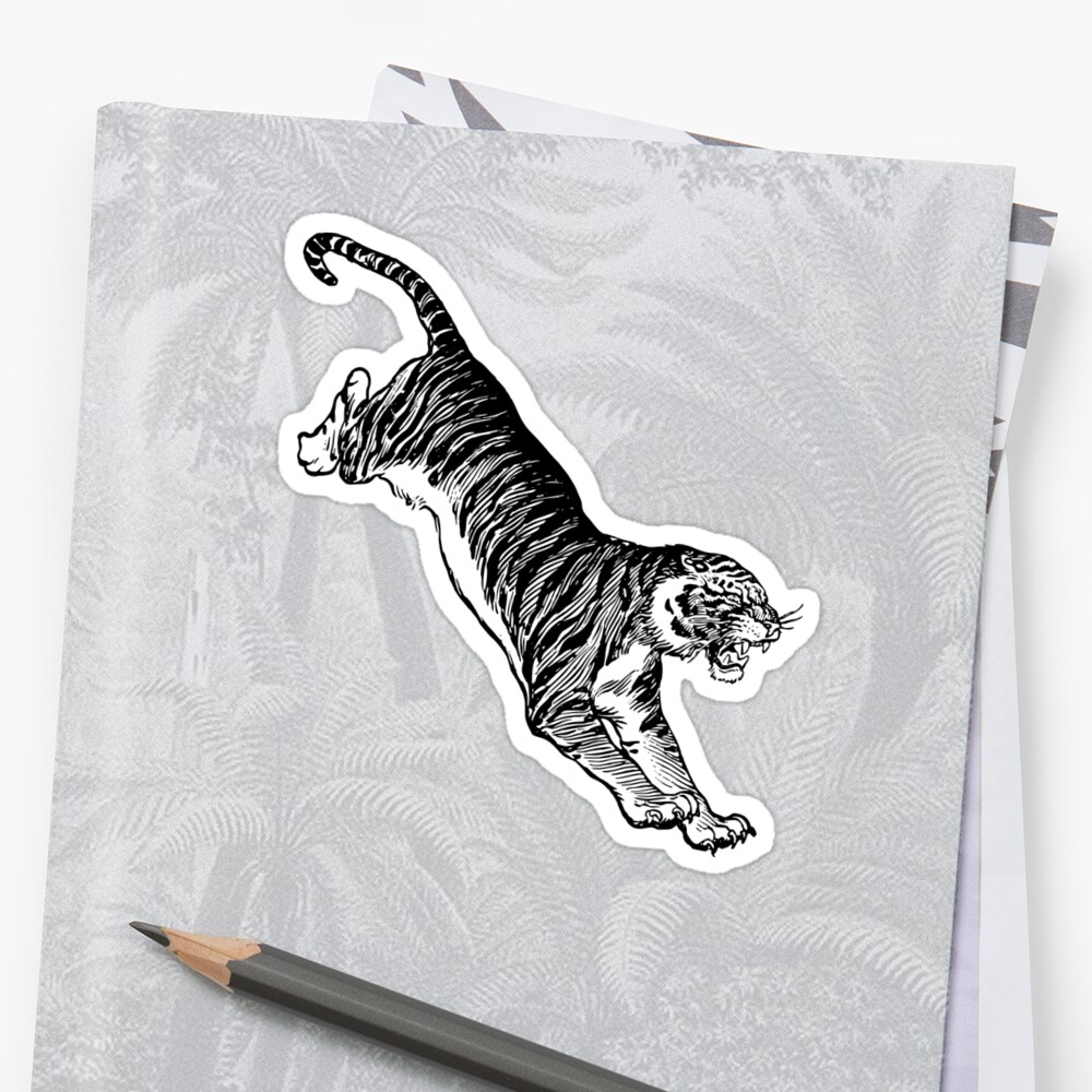 jumping-tiger-sticker-by-filmfactoryrayz-redbubble