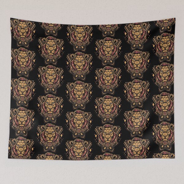 Item preview, cool lion head, strong lion head, calm lion face designed and sold by GreyStanzione1.