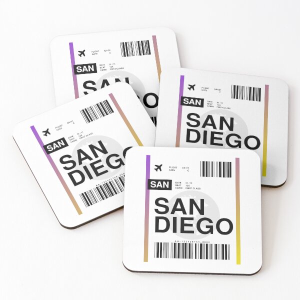 Item preview, Tarjeta de embarque de San Diego designed and sold by RabbitK.