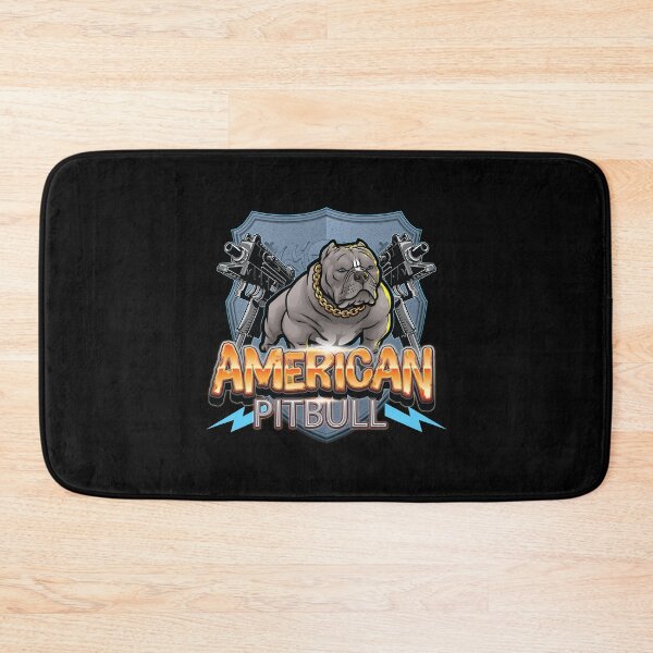 Item preview, American pitbull dog, strong pitbull dog, pitbull dog with gun designed and sold by GreyStanzione1.