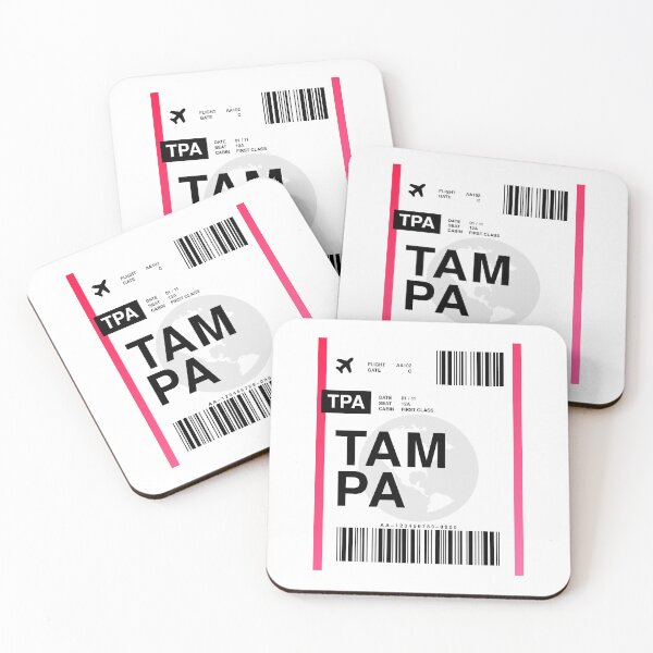 Item preview, Tampa Boarding Pass designed and sold by RabbitK.