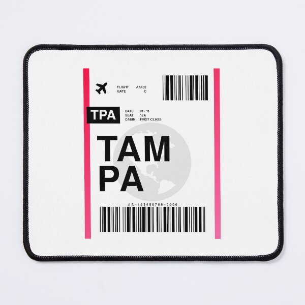 Item preview, Tampa Boarding Pass designed and sold by RabbitK.