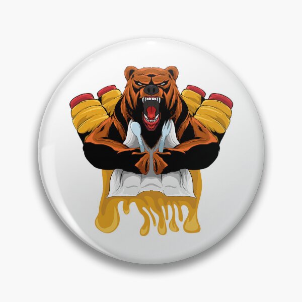 Item preview, eater bear, hungry bear, angry bear designed and sold by GreyStanzione1.