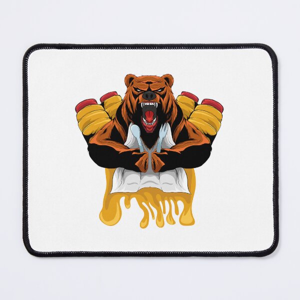 Item preview, eater bear, hungry bear, angry bear designed and sold by GreyStanzione1.