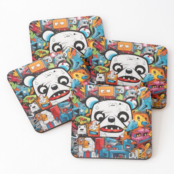 Item preview, Graffiti Style Bear designed and sold by LittleHappies.
